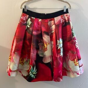 Ted Baker ‘Monny Rose on Canvas’ Full Skirt, NWOT